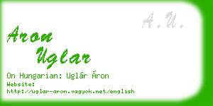 aron uglar business card